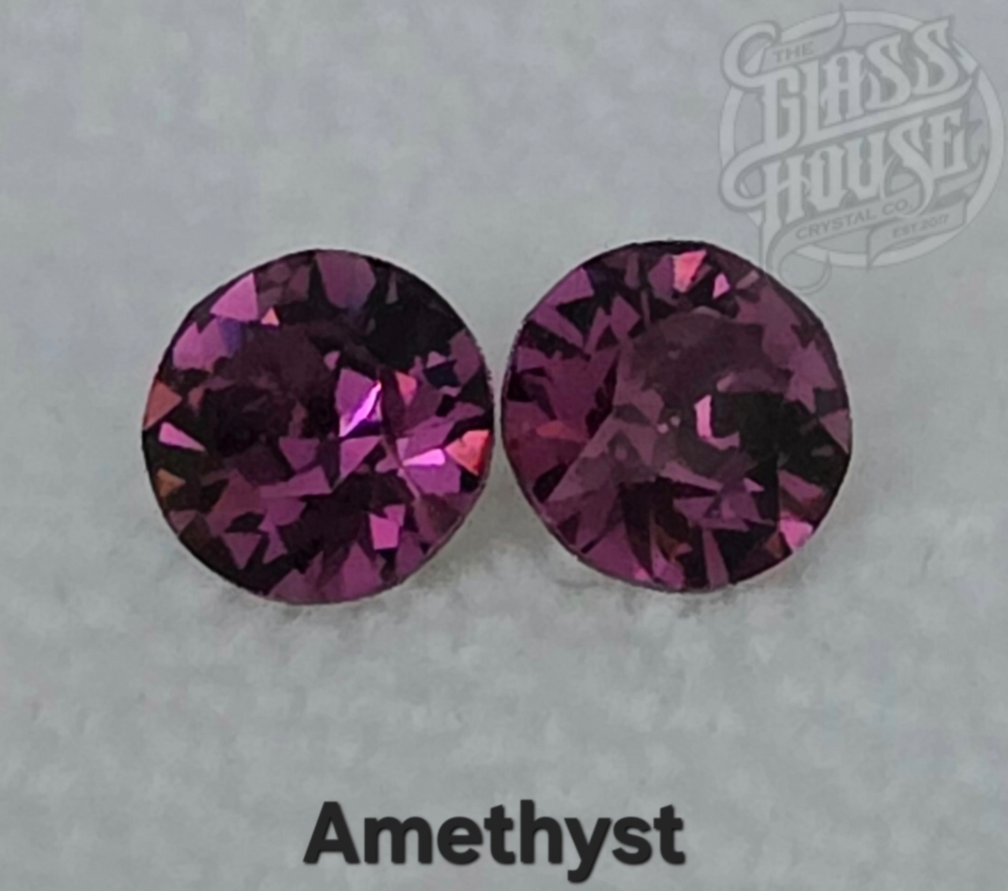 6mm Shiny Silver Solitaire Earrings