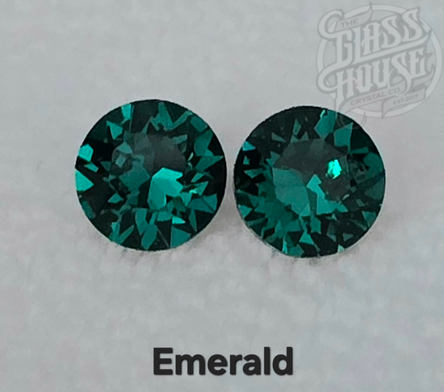 6mm Bright Gold Solitaire Earrings