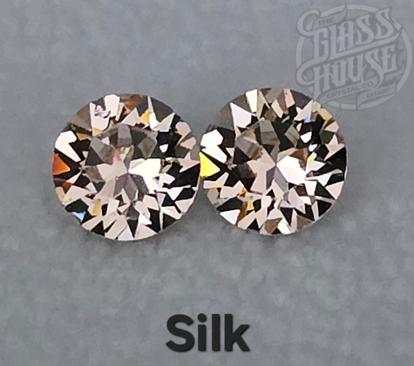 6mm Shiny Silver Solitaire Earrings