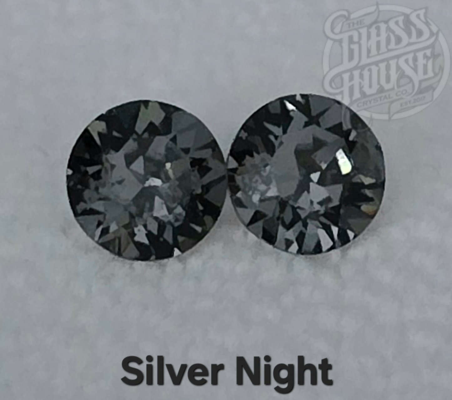 6mm Shiny Silver Solitaire Earrings