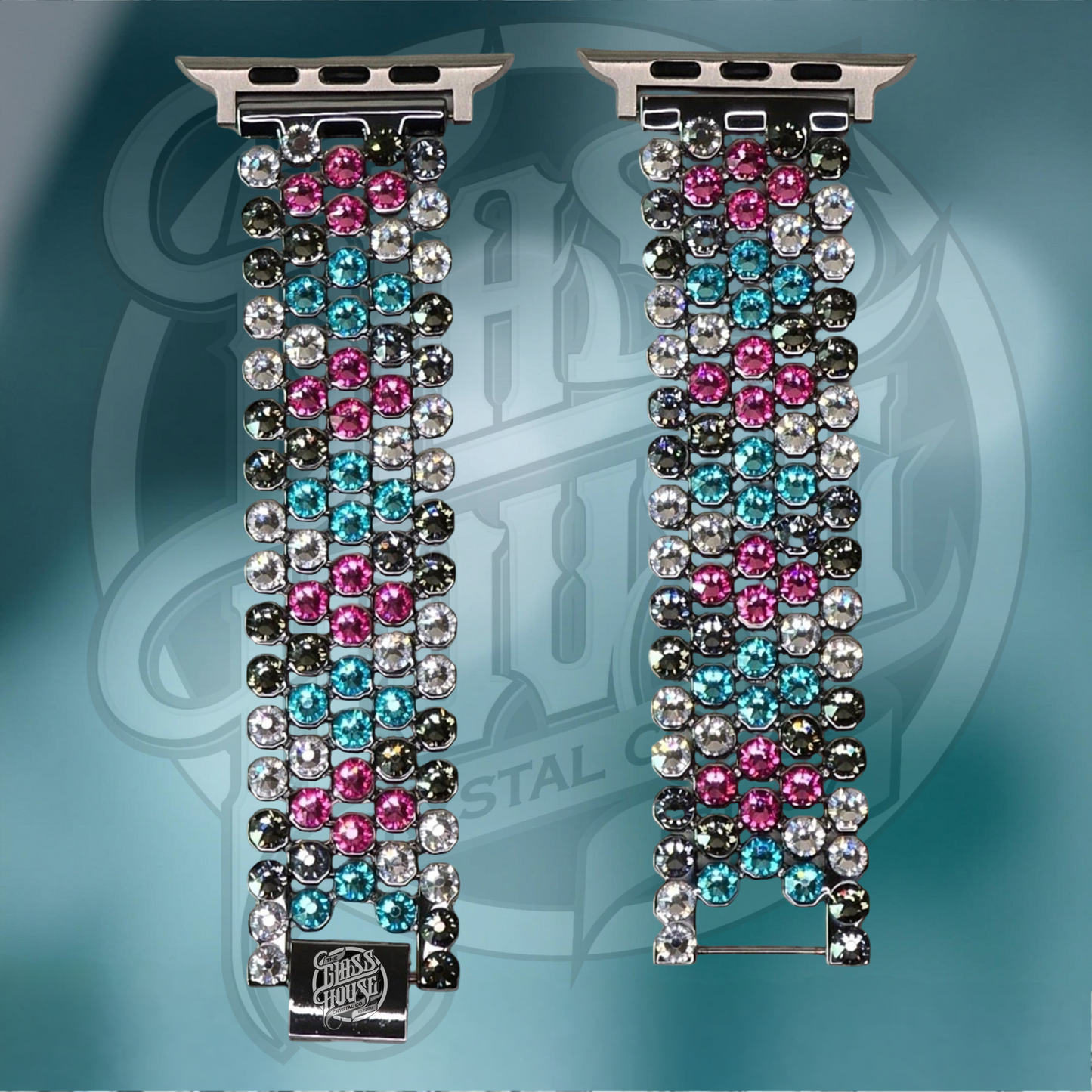 Designer Collection - Pink & Turquoise Argyle
