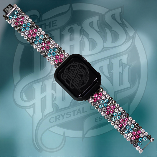 Designer Collection - Pink & Turquoise Argyle